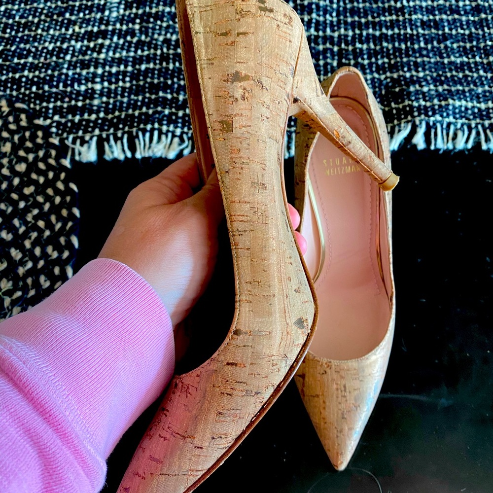 Stuart Weitzman Cork Heels size 8